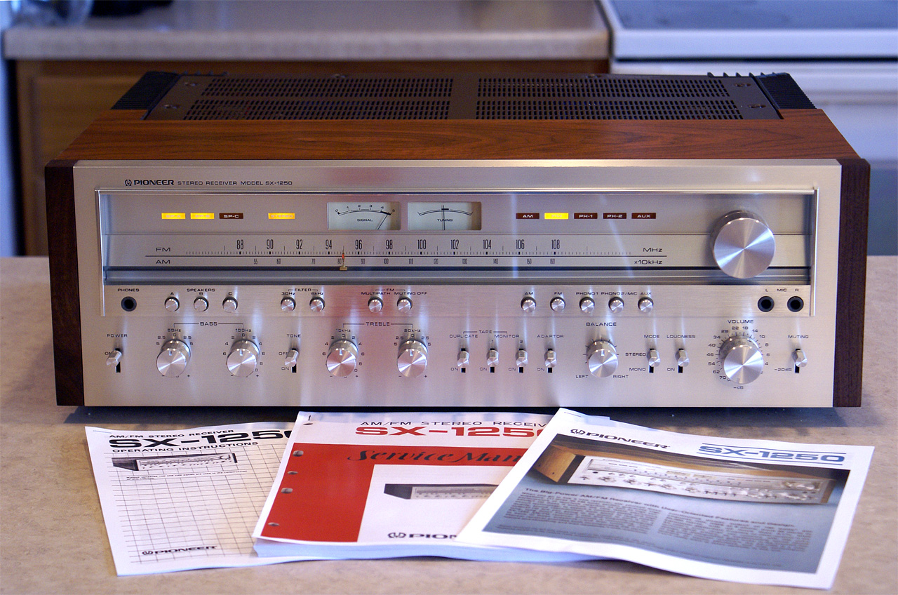 Pioneer SX-1250 Vintage Stereo Receiver - INCREDIBLE!!! | EBay