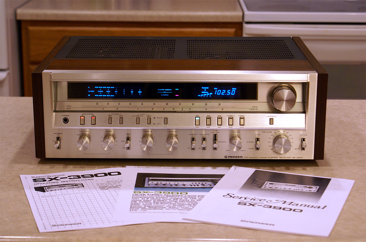 Pioneer SX3900 Vintage Fluoroscan Receiver NICE!!!